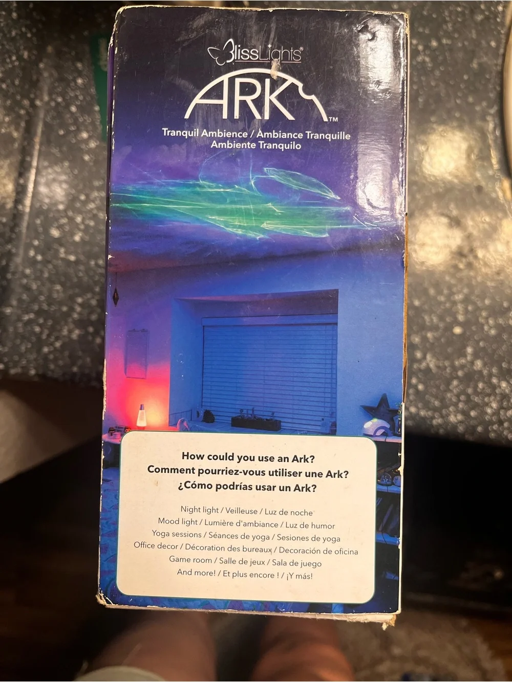 ARK Ambient Light Projector - Purple & White